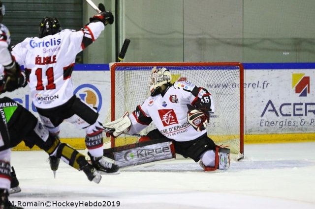 Photo hockey match Rouen - Amiens  le 18/01/2019