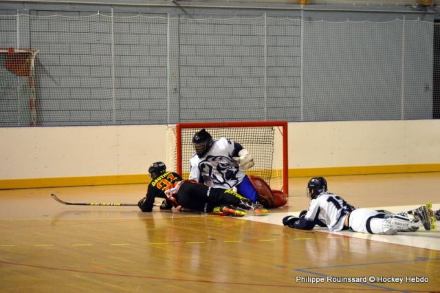 Photo hockey reportage CDF Roller : Les Tigres régalent