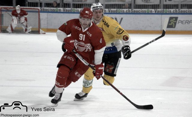 Photo hockey match Lausanne - Bern le 22/01/2019