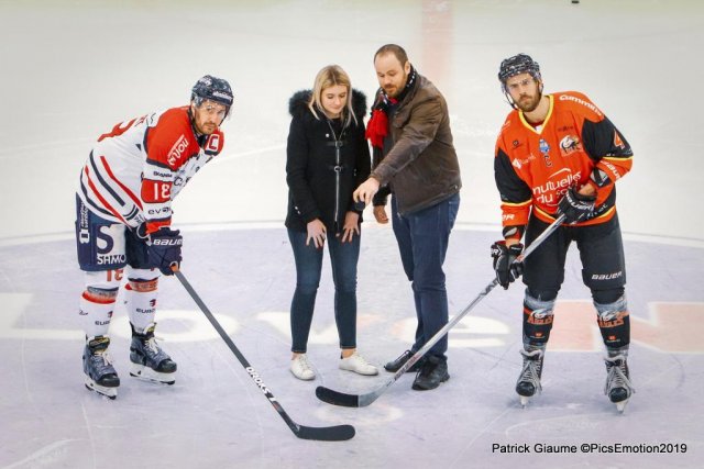 Photo hockey match Nice - Angers  le 22/01/2019