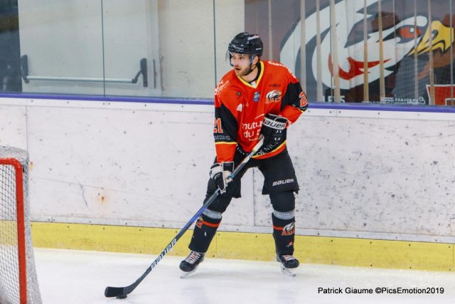 Photo hockey match Nice - Angers  le 22/01/2019