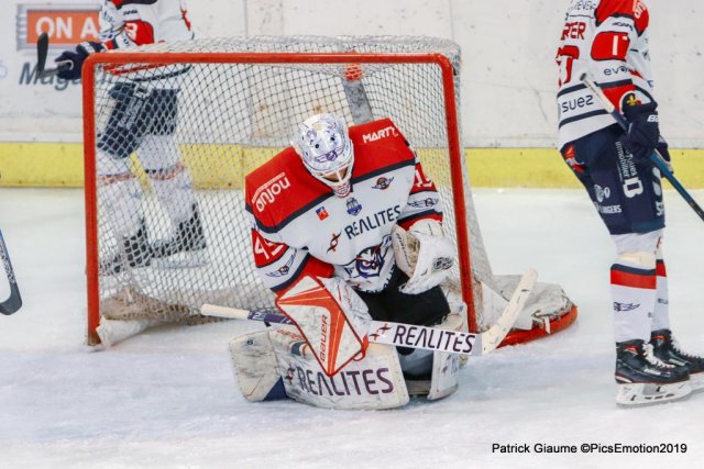 Photo hockey match Nice - Angers  le 22/01/2019