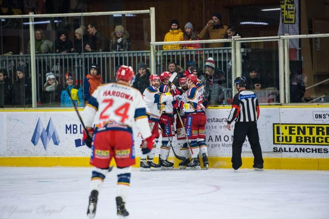 Photo hockey match Chamonix  - Grenoble  le 25/01/2019