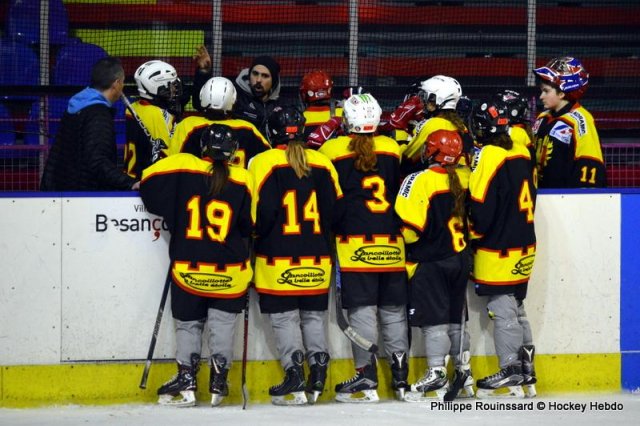 Photo hockey reportage Fem élite : Les Rebelles sur le fil !