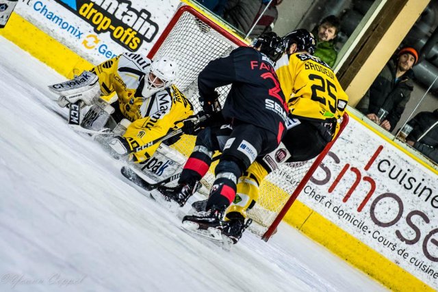 Photo hockey match Chamonix  - Rouen le 29/01/2019