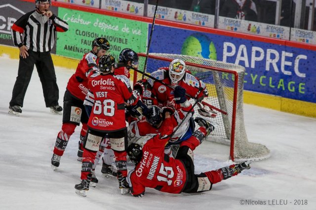 Photo hockey match Amiens  - Angers  le 03/02/2019
