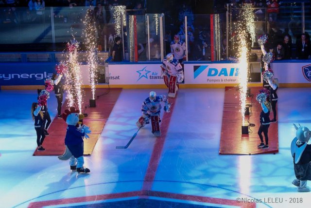 Photo hockey match Amiens  - Lyon le 17/02/2019