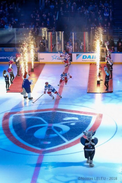 Photo hockey match Amiens  - Lyon le 17/02/2019