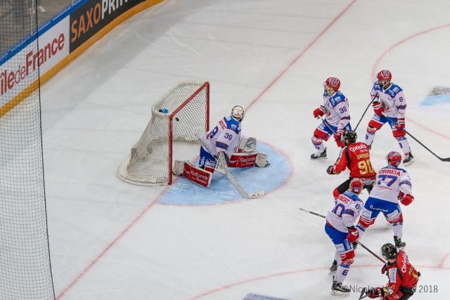 Photo hockey match Amiens  - Lyon le 17/02/2019
