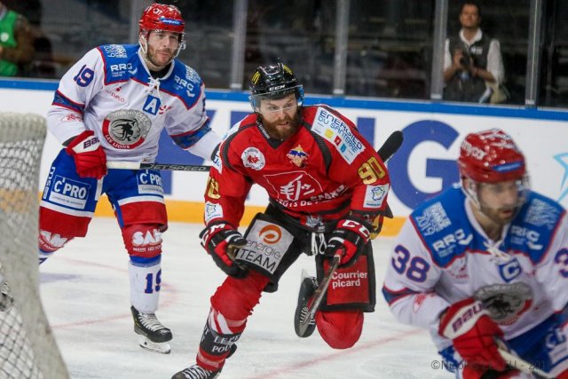 Photo hockey match Amiens  - Lyon le 17/02/2019