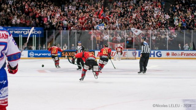 Photo hockey match Amiens  - Lyon le 17/02/2019