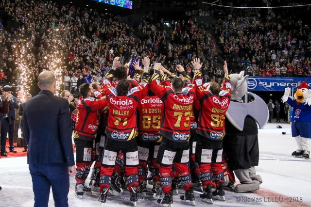 Photo hockey match Amiens  - Lyon le 17/02/2019