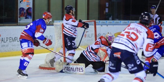 Photo hockey match Lyon - Angers  le 22/02/2019