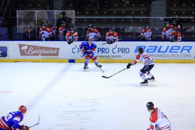 Photo hockey match Lyon - Angers  le 22/02/2019