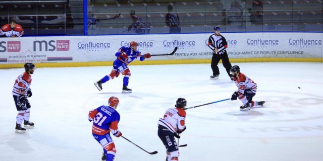 Photo hockey match Lyon - Angers  le 22/02/2019