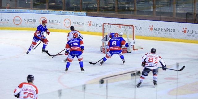 Photo hockey match Lyon - Angers  le 22/02/2019