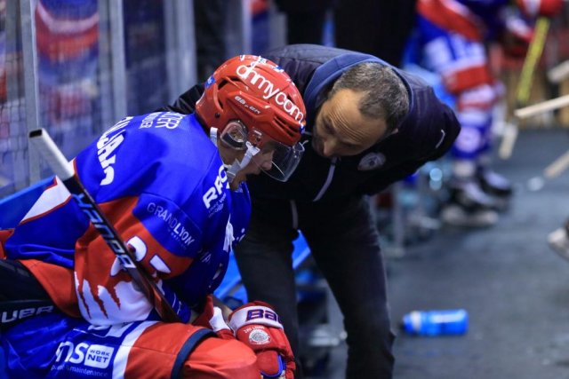Photo hockey match Lyon - Angers  le 22/02/2019