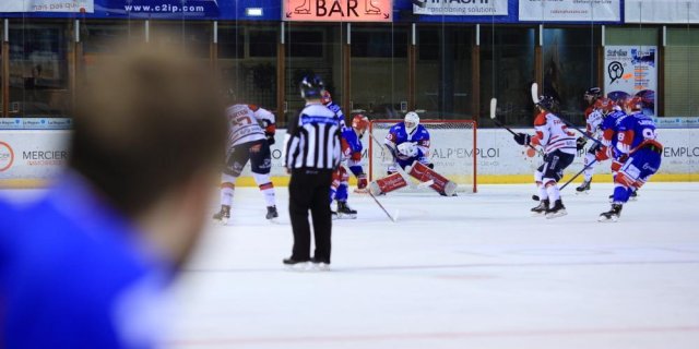 Photo hockey match Lyon - Angers  le 22/02/2019