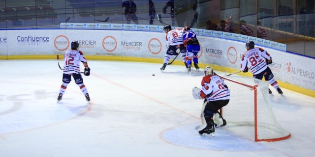 Photo hockey match Lyon - Angers  le 22/02/2019