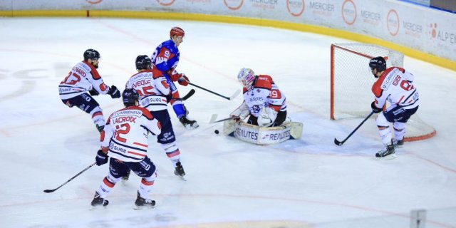 Photo hockey match Lyon - Angers  le 22/02/2019