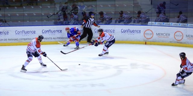 Photo hockey match Lyon - Angers  le 22/02/2019