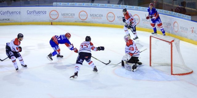 Photo hockey match Lyon - Angers  le 22/02/2019