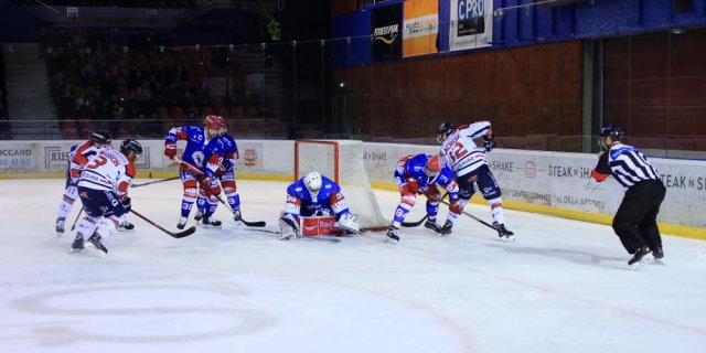 Photo hockey match Lyon - Angers  le 22/02/2019