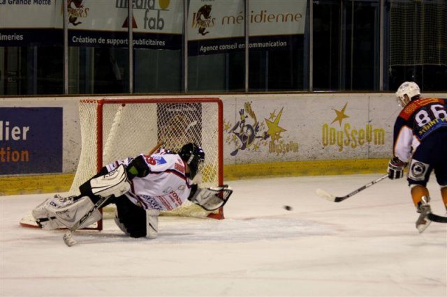 Photo hockey match Montpellier  - Nice le 21/03/2009