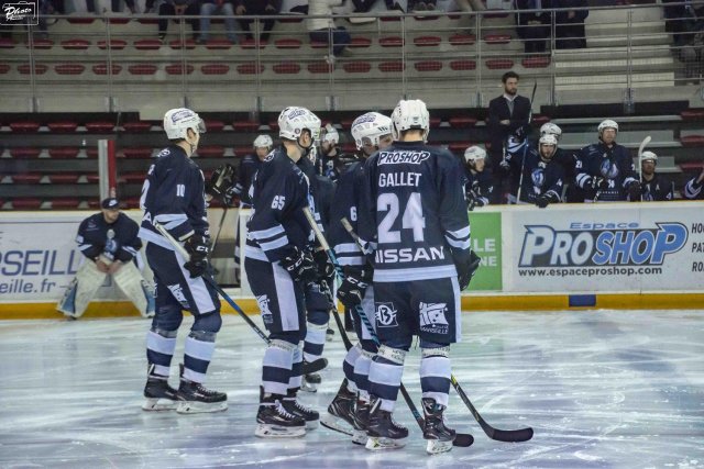 Photo hockey match Marseille - Briançon  le 10/03/2019