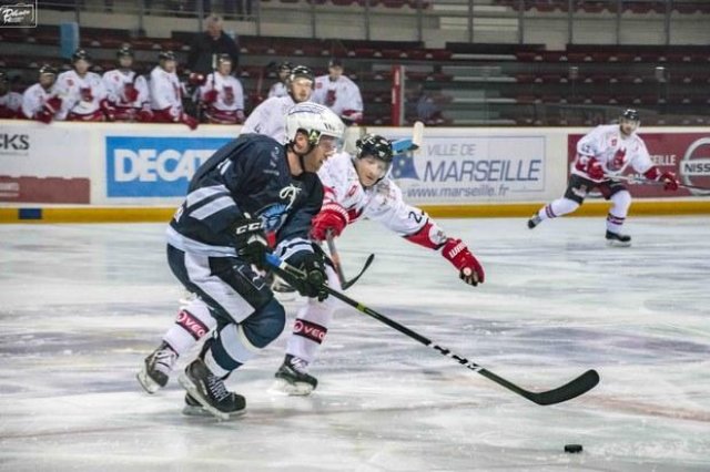 Photo hockey match Marseille - Briançon  le 10/03/2019