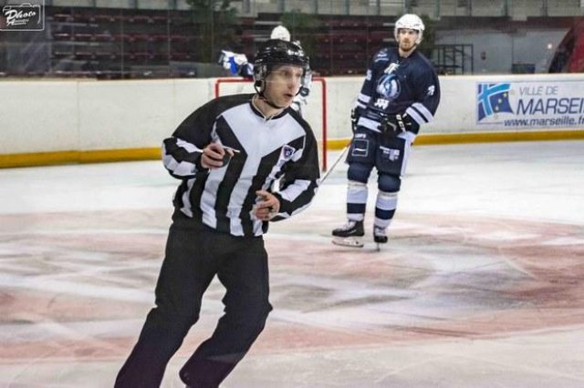 Photo hockey match Marseille - Briançon  le 10/03/2019