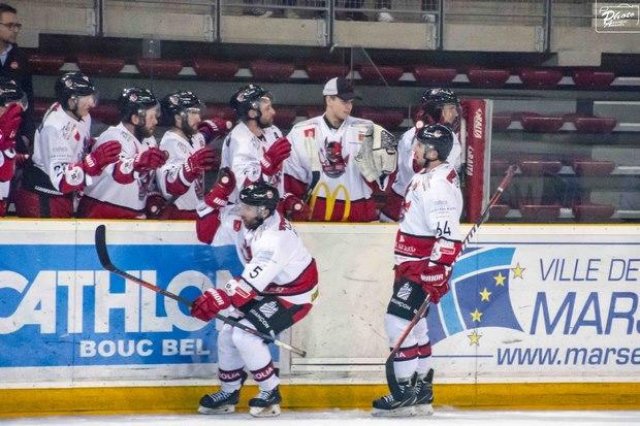 Photo hockey match Marseille - Briançon  le 10/03/2019