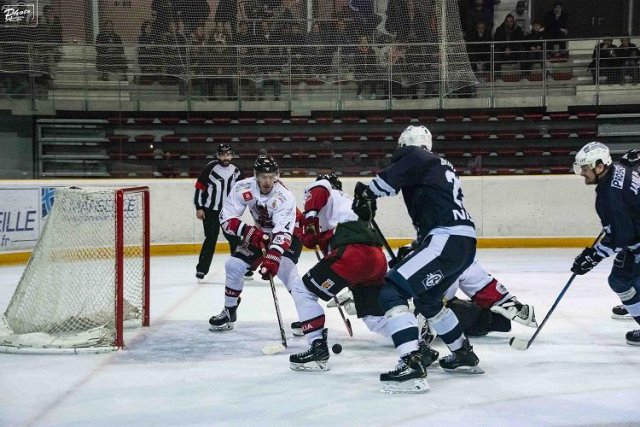 Photo hockey match Marseille - Briançon  le 10/03/2019