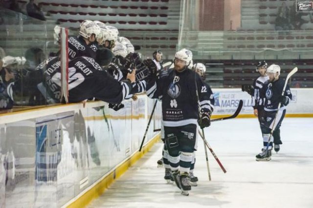 Photo hockey match Marseille - Briançon  le 17/03/2019