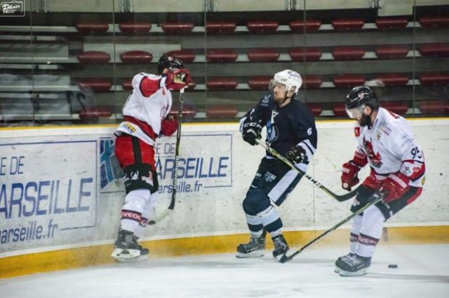 Photo hockey match Marseille - Briançon  le 17/03/2019