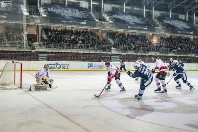 Photo hockey match Marseille - Briançon  le 17/03/2019