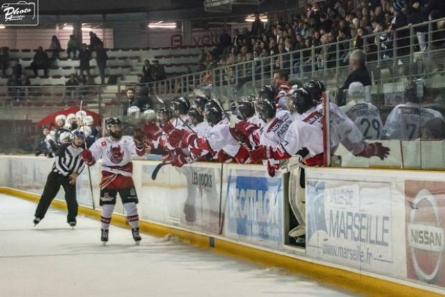 Photo hockey match Marseille - Briançon  le 17/03/2019
