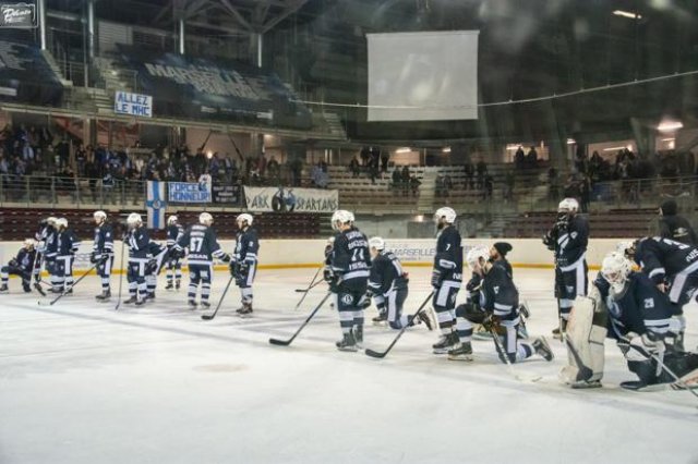 Photo hockey match Marseille - Briançon  le 17/03/2019