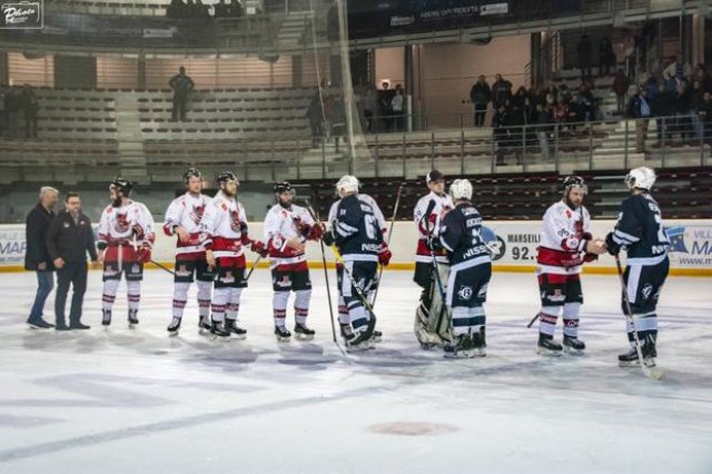 Photo hockey match Marseille - Briançon  le 17/03/2019