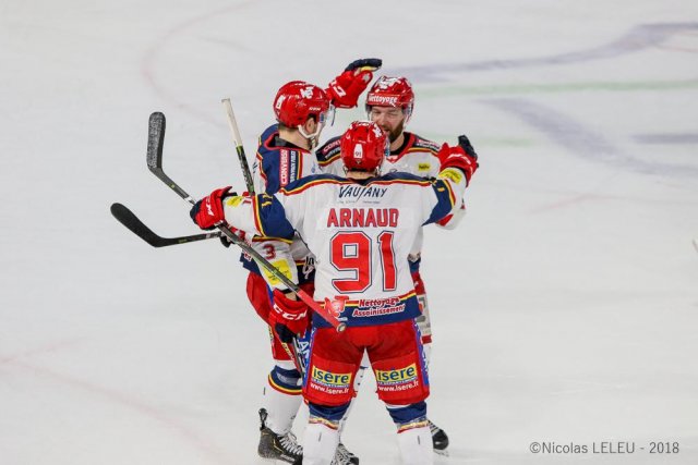 Photo hockey match Amiens  - Grenoble  le 19/03/2019