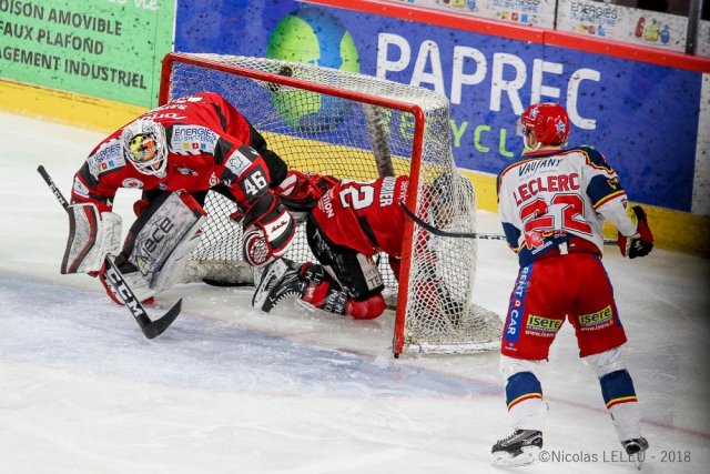 Photo hockey match Amiens  - Grenoble  le 19/03/2019