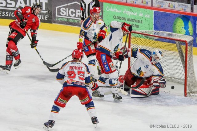 Photo hockey match Amiens  - Grenoble  le 20/03/2019