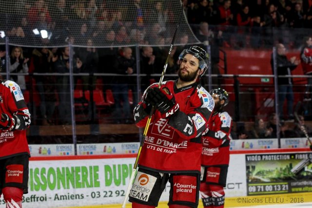 Photo hockey match Amiens  - Grenoble  le 20/03/2019