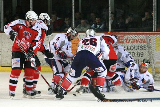 Photo hockey match Briançon  - Grenoble  le 25/03/2009