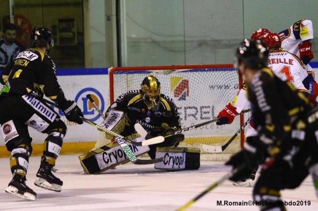 Photo hockey match Rouen - Grenoble  le 30/03/2019