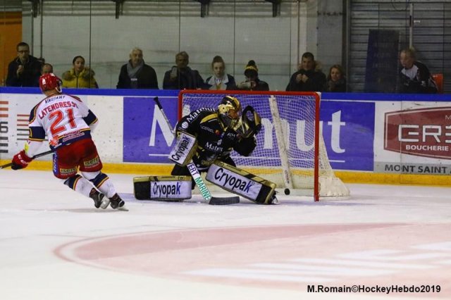 Photo hockey match Rouen - Grenoble  le 05/04/2019