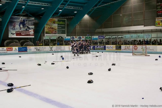 Photo hockey match Clermont-Ferrand - Courchevel-Méribel-Pralognan le 13/04/2019