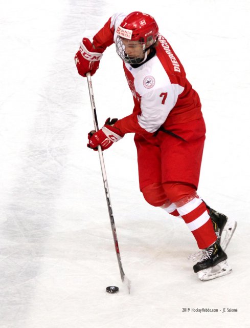 Photo hockey match Denmark - Ukraine le 15/04/2019