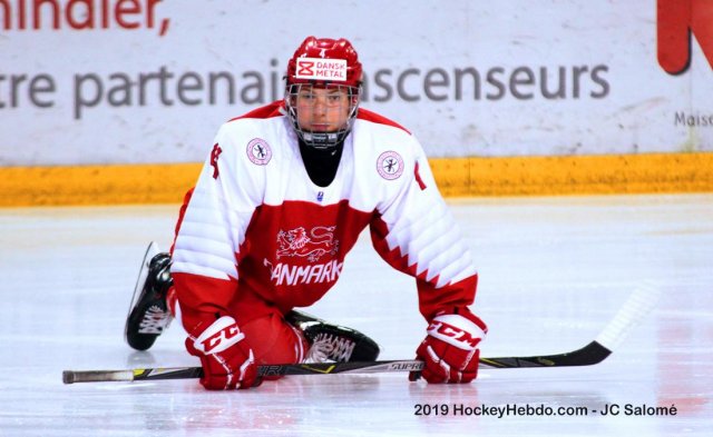 Photo hockey match Denmark - France le 18/04/2019