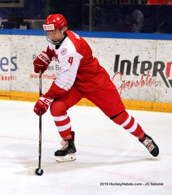 Photo hockey match Denmark - France le 18/04/2019